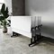 Flash Furniture Palmer 60in. x 24in. HD Nesting Table w/T-Legs, Modesty Panel, 1in. Thick Gray Tabletop, Blk Frame MT-M6024-T-LEG-GRYBLK-GG - alternate 2